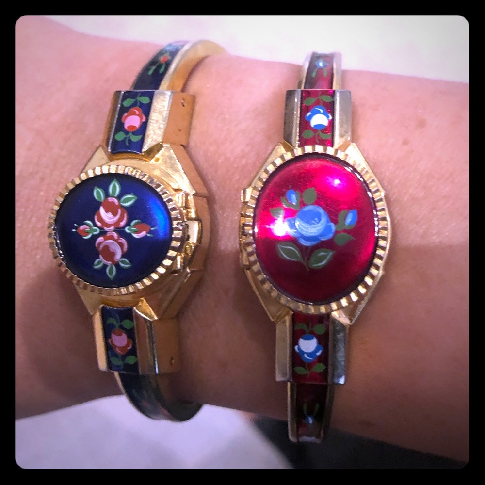 Swiss clock bracelet